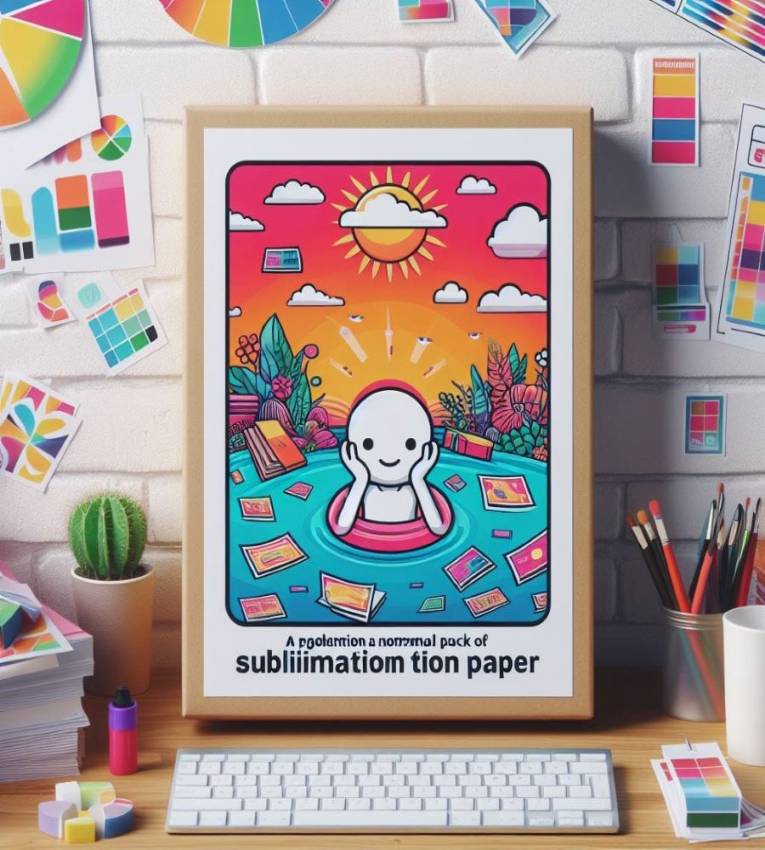 Le papier pour l'impression sur vêtements et ustensiles se compose de 100 feuilles par boîte